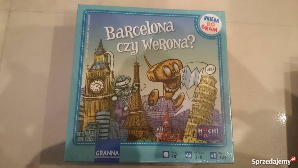 GRANNA Gra Barcelona czy Werona Gra planszowa planszowe Kielce