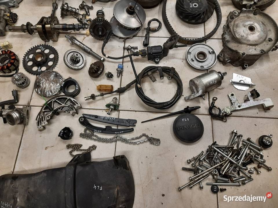 Piaggio FLY 3V silnik części Wał koło cylinder Jelenia Góra