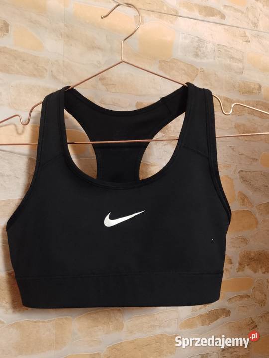 36S NIKECzarny top fitness bokserka sportowa