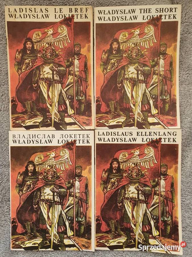 Władysław Łokietek zestaw 4 komiksów rózne Gdynia sprzedam