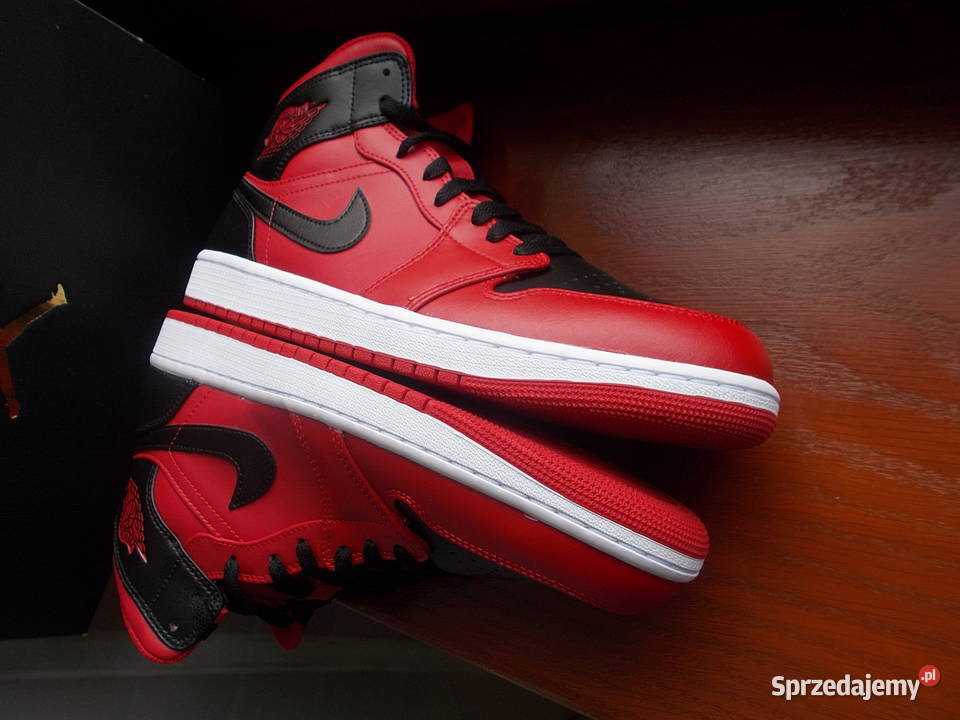 Eur 445 Nike Jordan 1 Mid Reverse Bred 554724660 Nike Sportowe Poznań