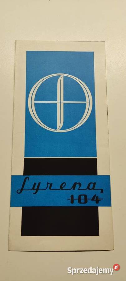 Syrena 104 prospekt reklamowy PRL Polmo 1969 Warszawa sprzedam