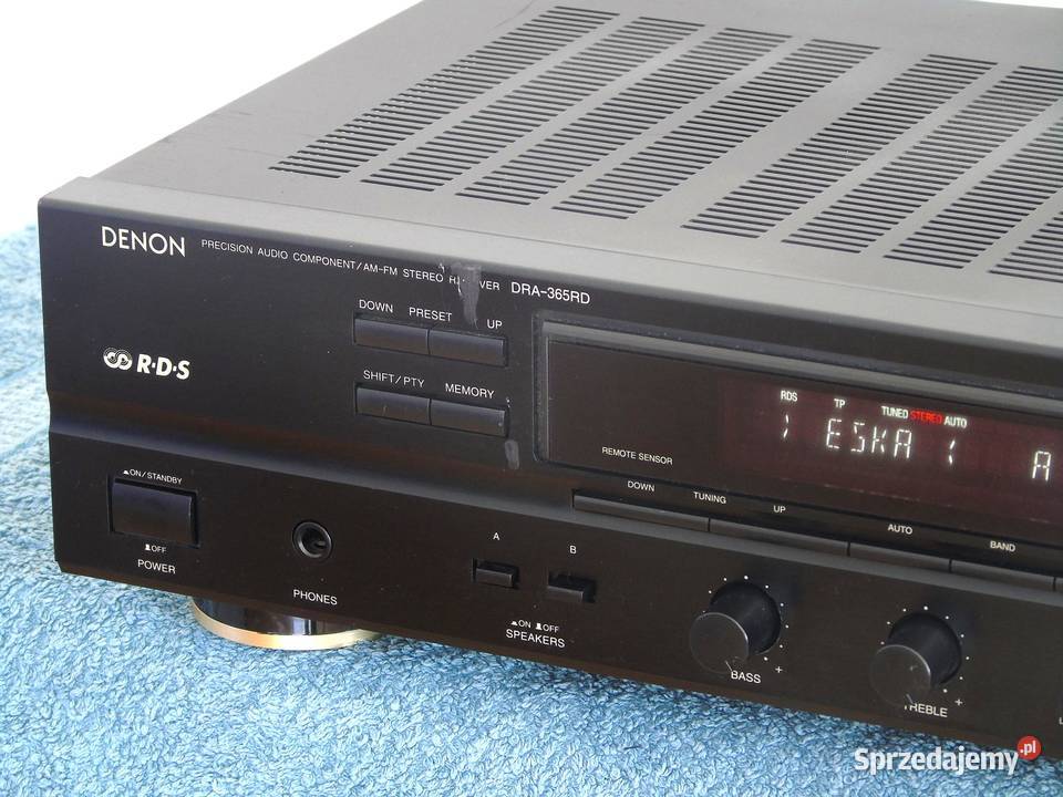 Amplituner Denon DRA365 RD sprawny DOSTAWA Jasło