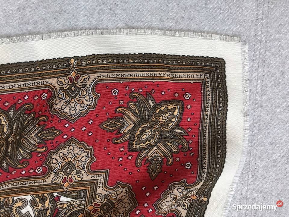 Chusta apaszka materiałowa vintage florystyczne Dla kobiet Warszawa