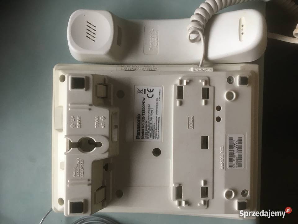 Niezawodny telefon Panasonic KXTS500TDW z kablem Kraków