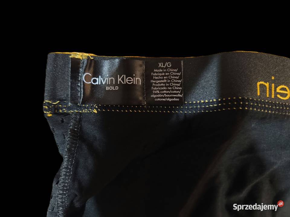 Calvin Klein Bold XLG Nowe z Metką Czarne