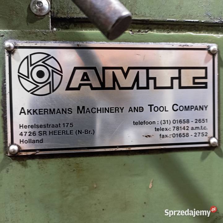 Wiertarka słupowa AMTC M42ES holenderska Szczecin sprzedam