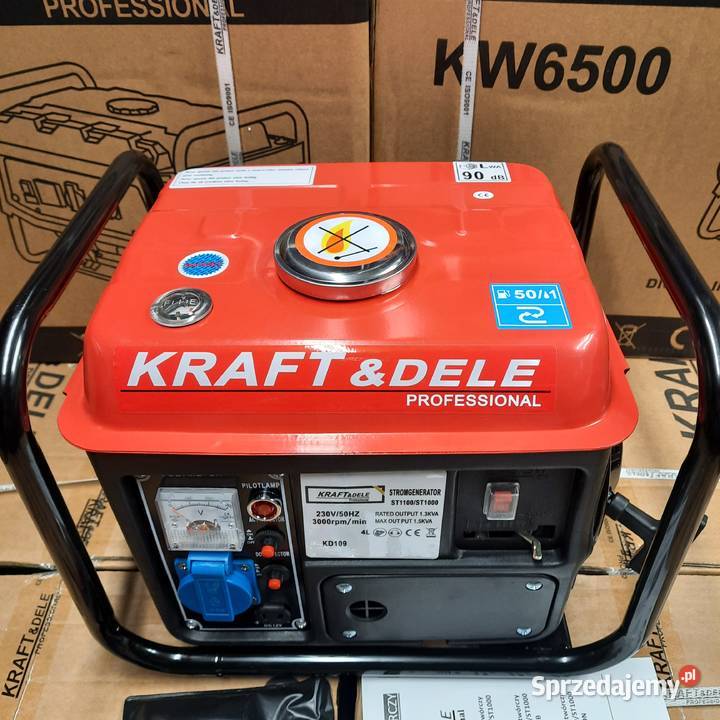 Agregat generator prądu 230V 1200w KraftDele mazowieckie Warszawa