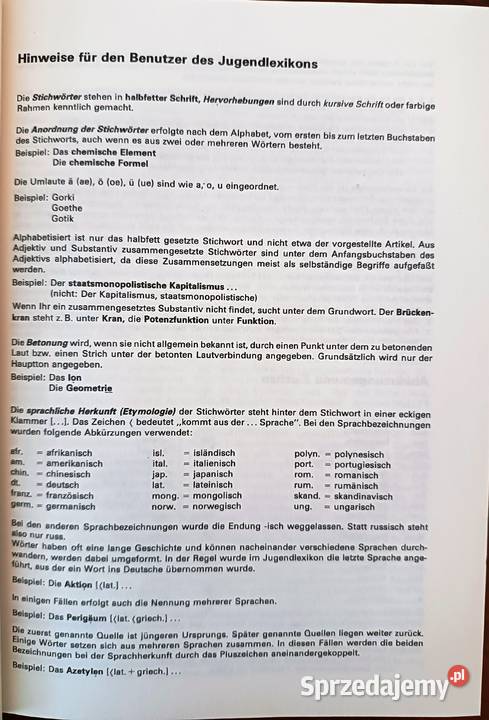 Książka Jugendlexikon AZ łódzkie Łódź