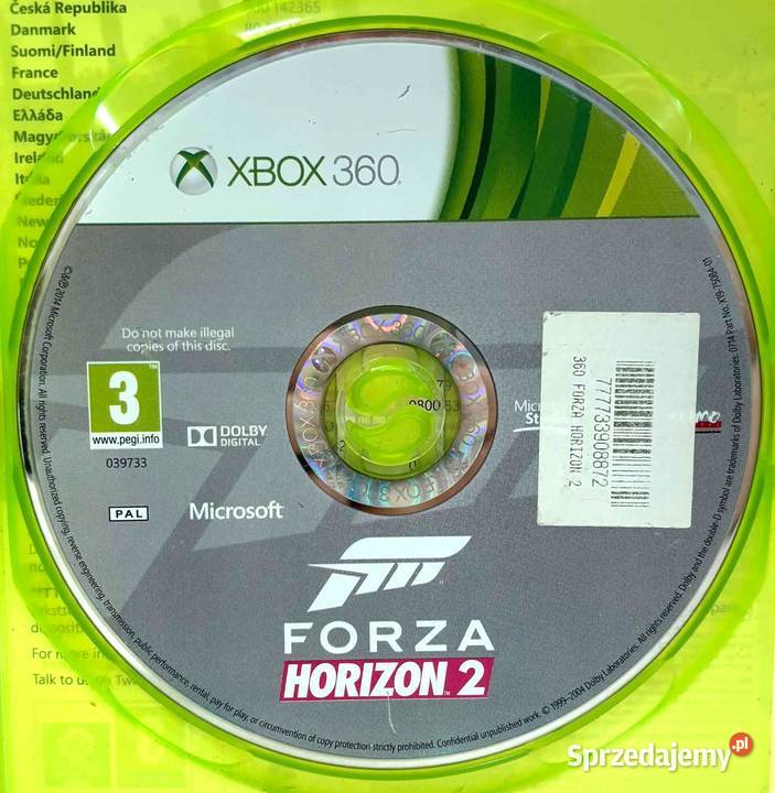 Xbox 360 Forza Horizon 2 Elbląg sprzedam