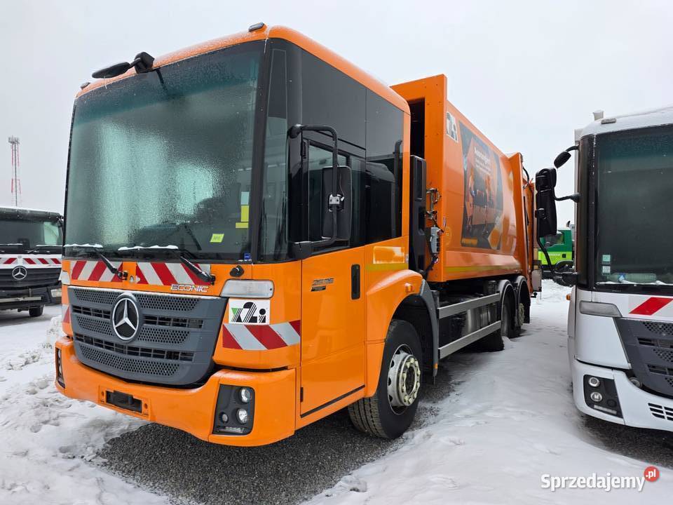 Śmieciarka MercedesBenz Econic Zoeller Medium pomorskie Sierakowice sprzedam