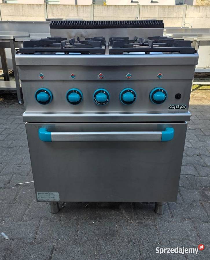 Kuchnia Gaz 4 Palnikowa Z Piekarnikiem MBM 242kW Nowe Skalmierzyce