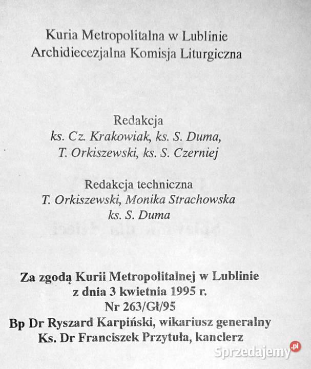 Do ołtarza już idziemy Śpiewnik dzieci ks Cz Pozostałe