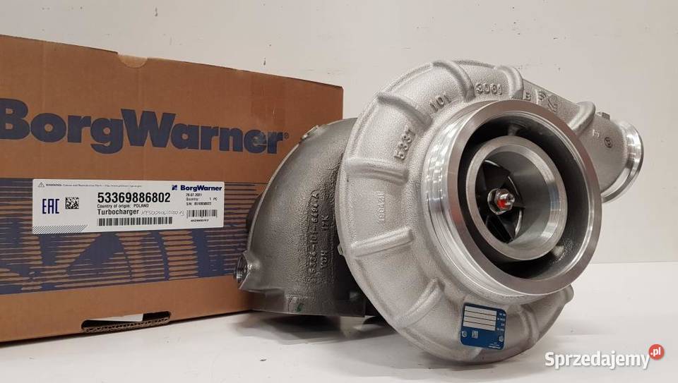 Nowa turbosprężarka BorgWarner KKK 53369886802 Siedlce