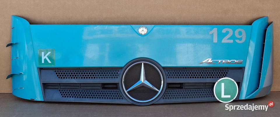 MERCEDES ACTROS MP4 MASKA GRILL ATRAPA KOMPLETNA Bieleń