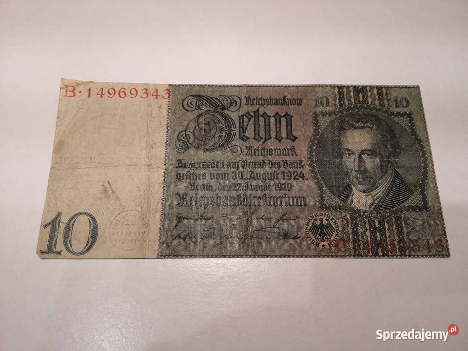 10 Reichsmark 1929 rok !!!
