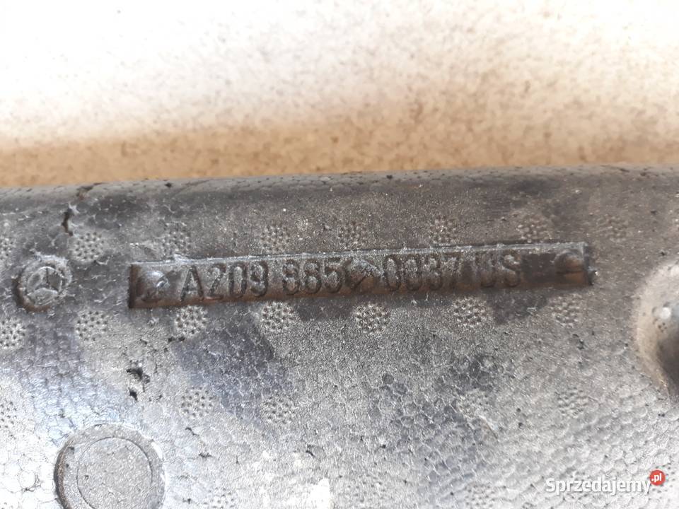 MERCEDES CLK W209 PIANKA ABSORBER ZDERZAKA PRZÓD Zatom Stary