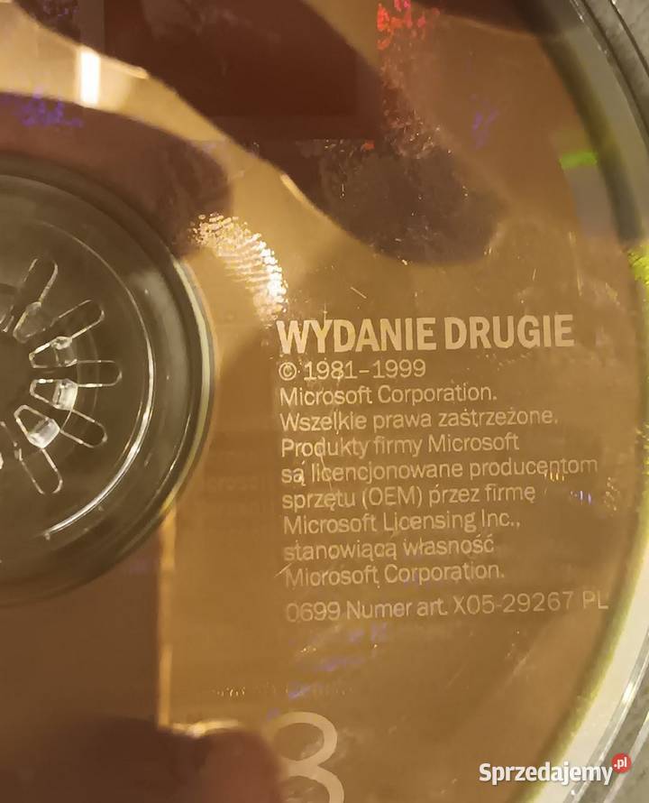 Oryginalny Windows 98 Wydanie drugie Opole