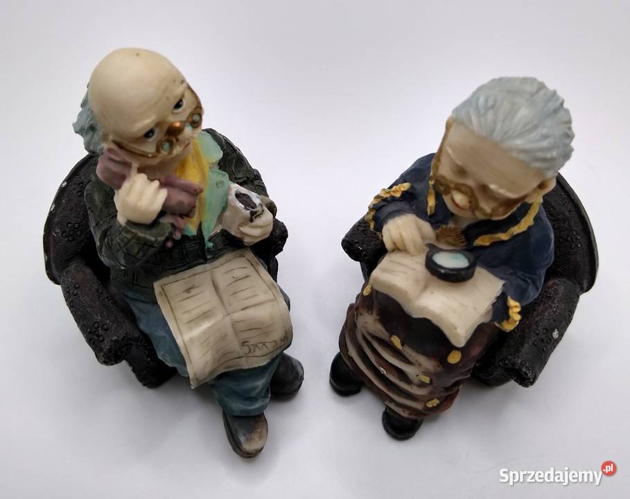 Figurka Figurki Babcia Dziadek Gips pomorskie