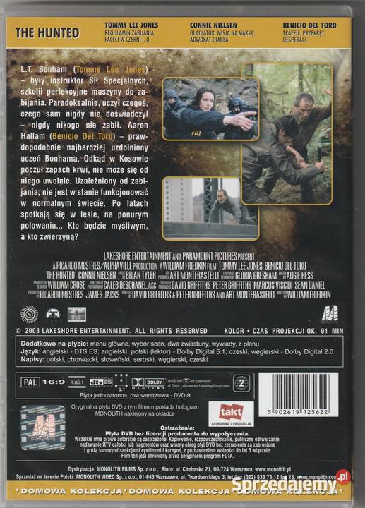 NOŻOWNIK Tommy Lee Jones DVD DVD Pruszków