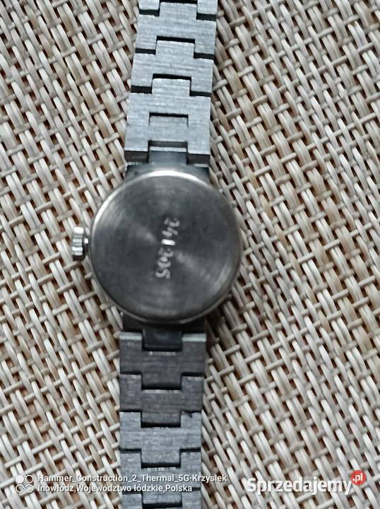 Zegarek damski posrebrzany lubelskie Gołowierzchy