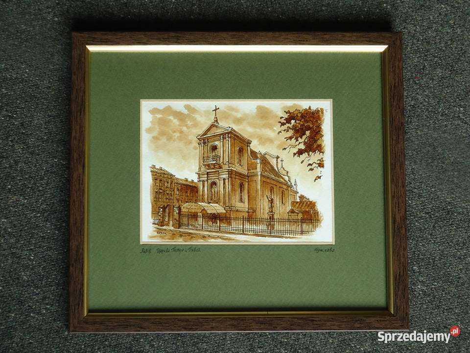 Grafika Lwów Cerkiew Św Piotra i Pawła Warszawa