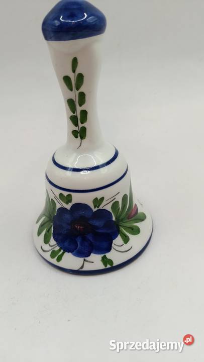 Ceramiczny dzwonek ręcznie malowany Porcelana i szkło Zamość