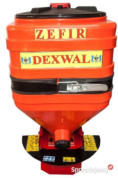 Rozsiewacz siewnik poplolunu Zefir 110 L Dexwal Żurawica