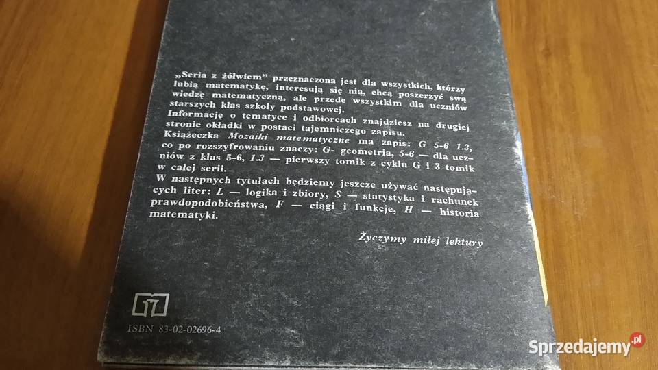 Mozaiki matematyczne  Wacław Zawadowski Gdańsk