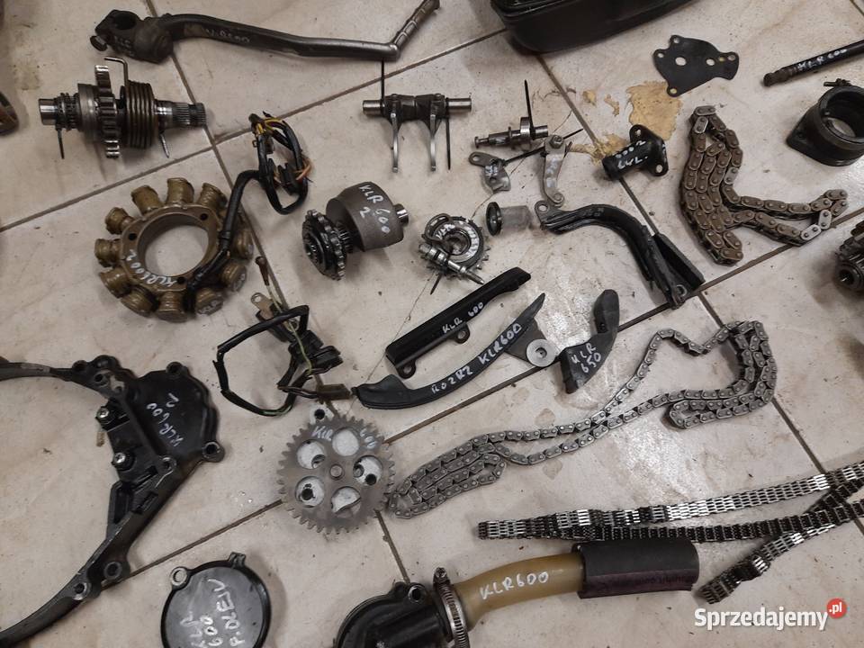Kawasaki KLR 600 silnik części głowica wał Jelenia Góra