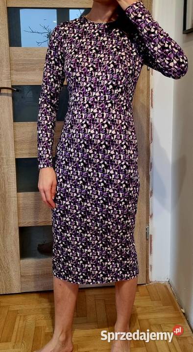 sukienka midi 3638 reko vintage mazowieckie Warszawa