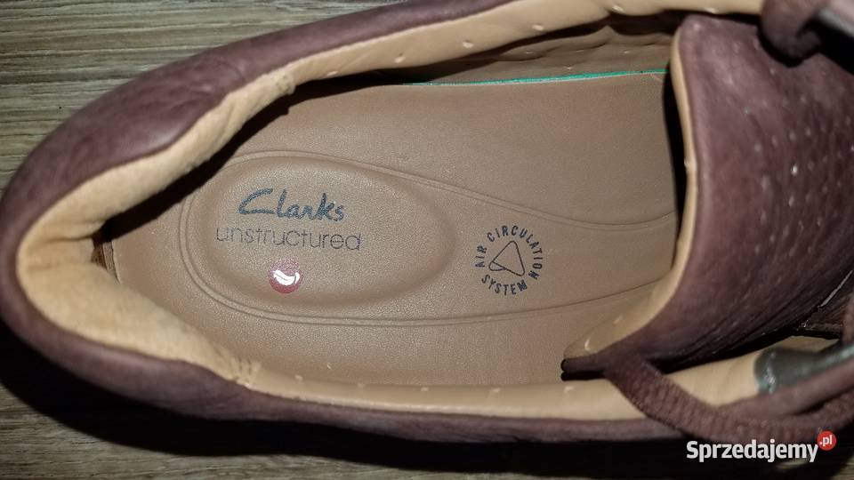 Buty CLARKS Un Browley 4445 30 Skórzane półbuty