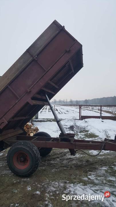 Przyczepa jednoosiowa wywrotka Rolnictwo Bełchatów sprzedam