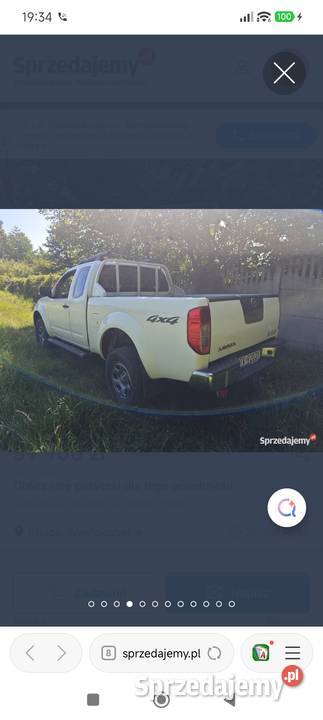 Tanio Nissan Navara 2012r z niskim przebiegiem gniazdo USB