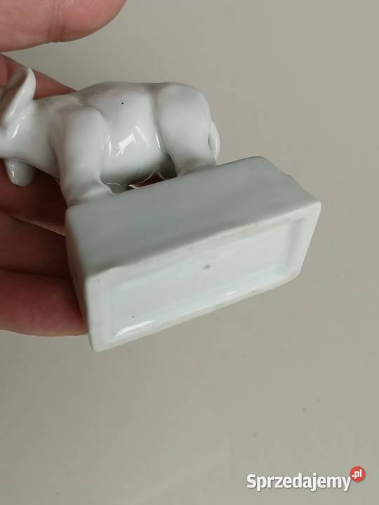 Figurka słoń porcelanowa Antyk Toruń