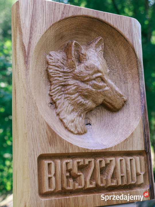 Pamiątka z Bieszczadów Bieszczadzki wilk Jasienica Rosielna