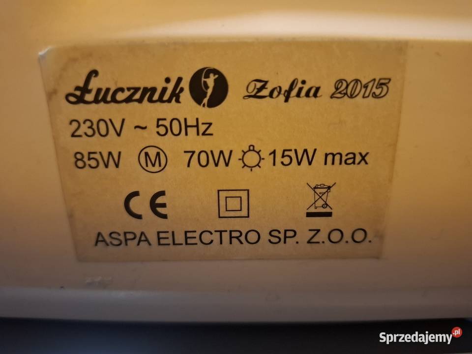 Maszyna do szycia Łucznik Zofia 2015 Sprawna Sochaczew