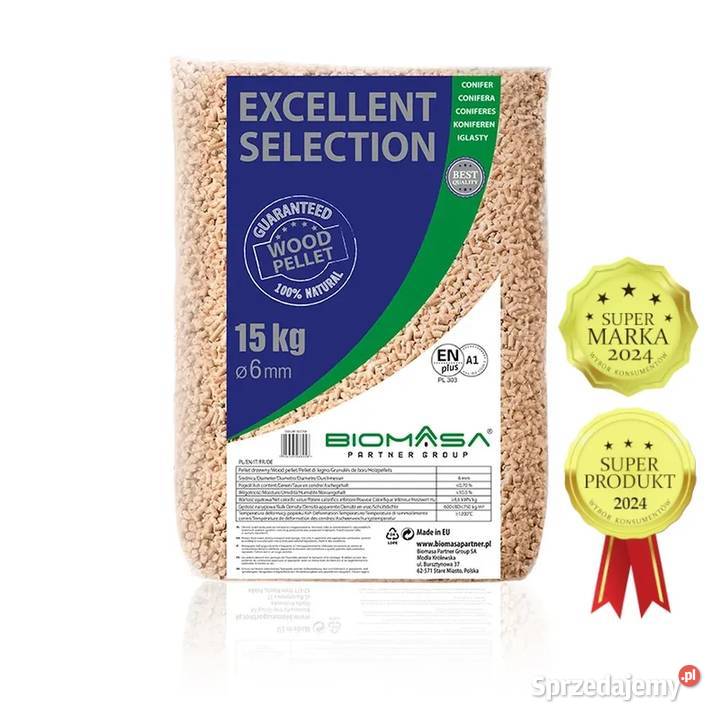 Pellet pellet drzewny Biomasa Excellent Złocieniec sprzedam