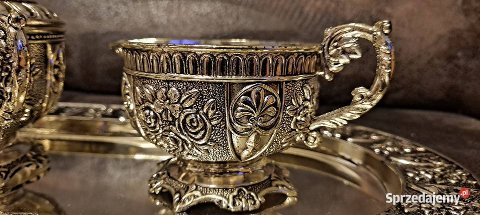 Srebropol Komplet posrebrzany cukiernica i Kraków sprzedam