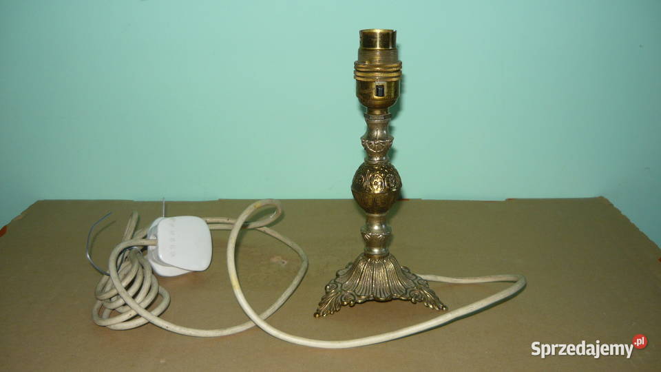 Lampka na stolik vintage lampa retro stołowa na podlaskie