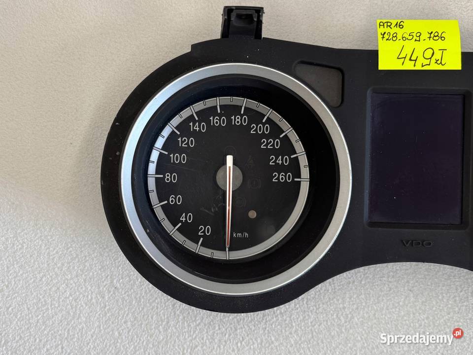 LICZNIK ZEGARY ALFA ROMEO 159 19 0156072820 VDO