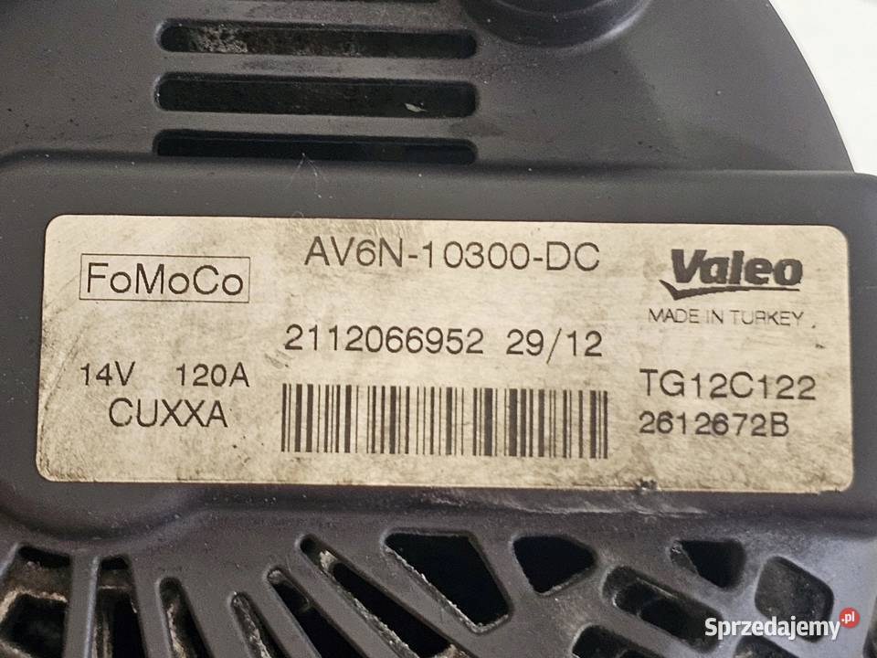 FORD FOCUS III 16 TDCI T1DB alternator świętokrzyskie