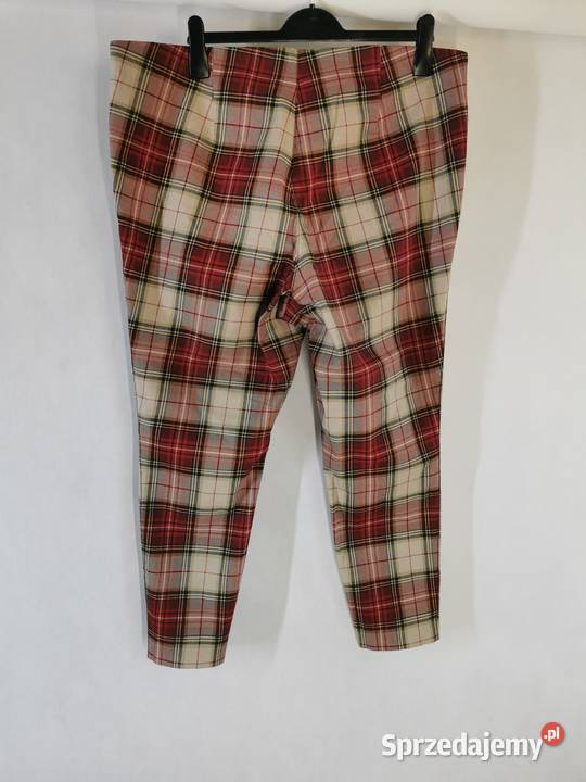 nowe spodnie w kratę 4446 Lublin