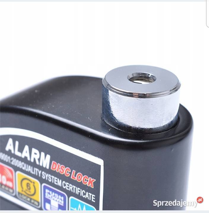 BLOKADA TARCZY HAMULCOWEJ Z ALARMEM SKUTER Części motocyklowe dolnośląskie Oława