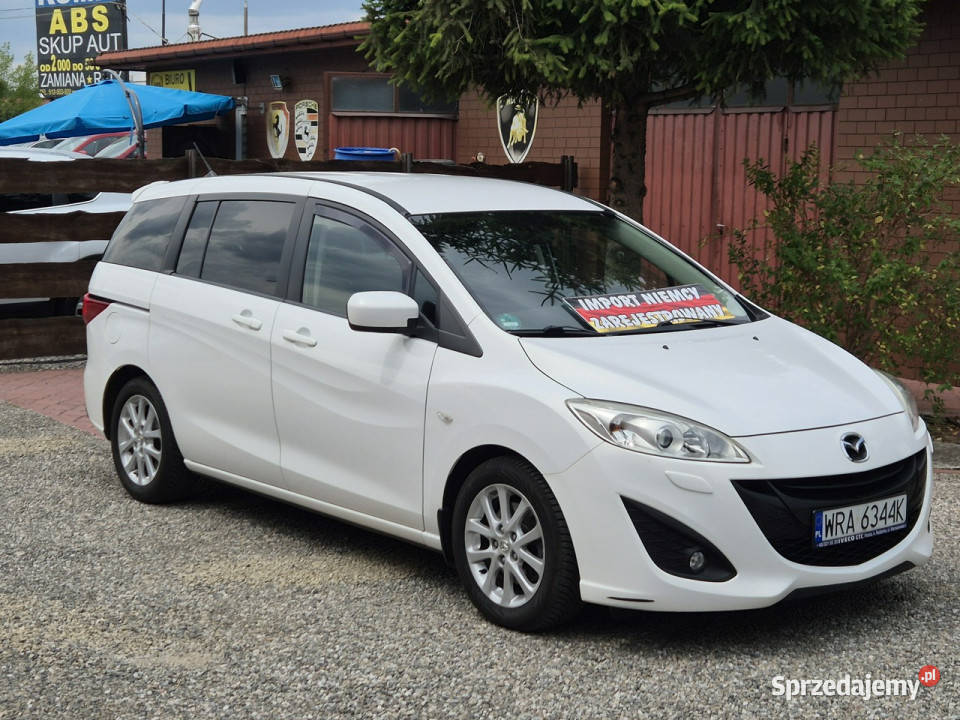 Mazda 5 18B 2012 Rej 7 Osób Przebieg 133 Z mazowieckie