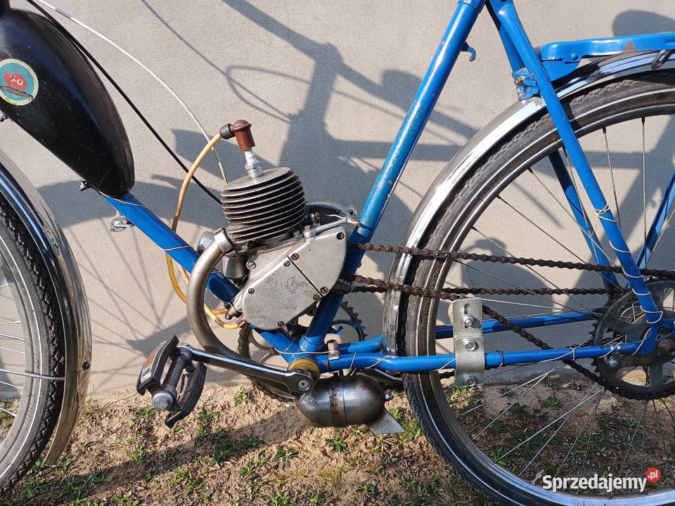 Rower z silnikiem Ko D4 1957r zabytkowy Kurzętnik sprzedam