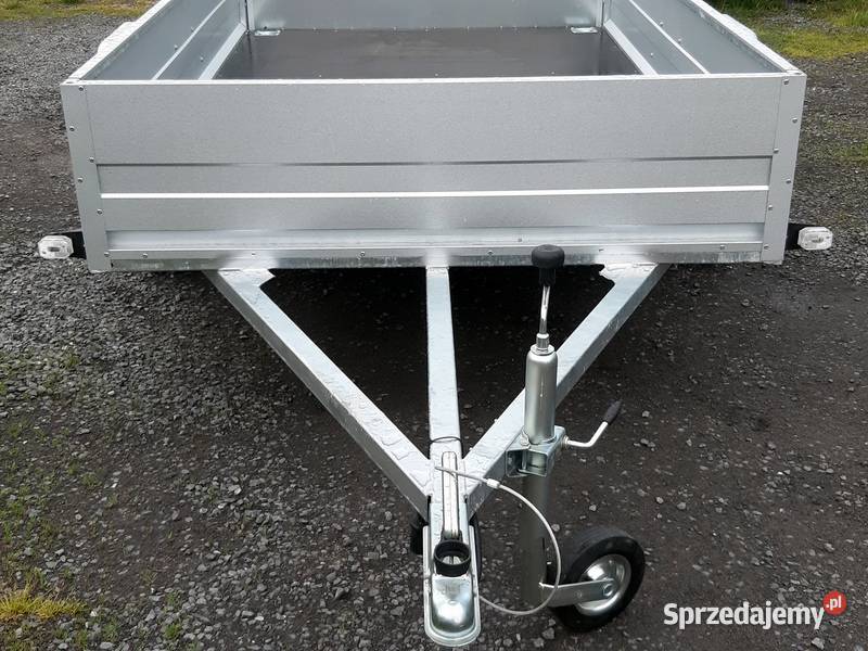 Przyczepka 1oś 250x150 resor 4 haki najazdy