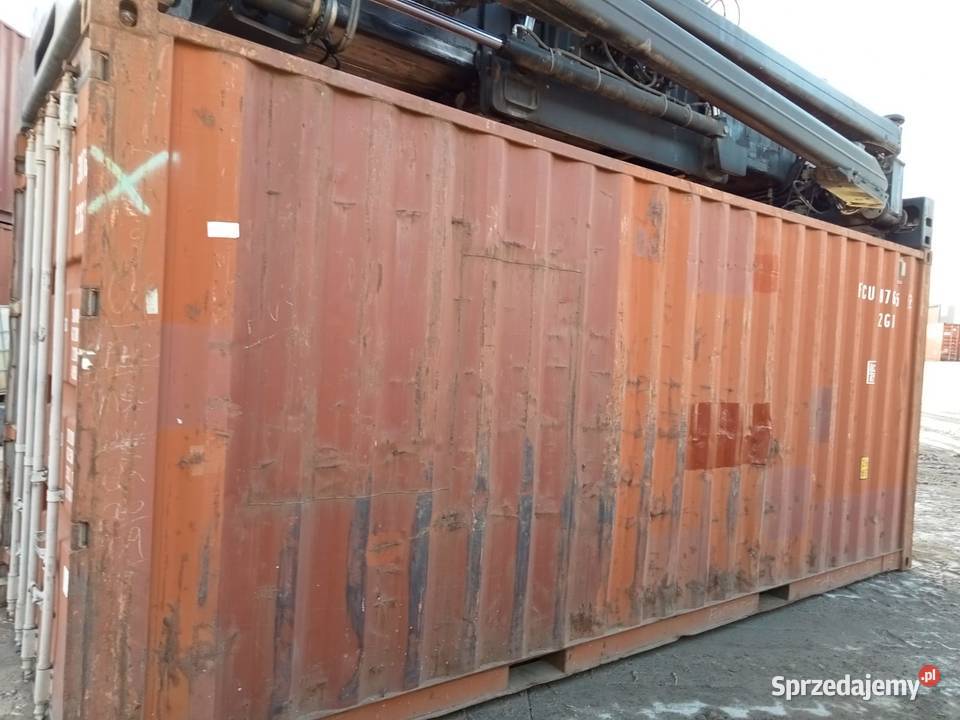 Kontener morski magazynowy 20DV 6 metrowy wielkopolskie Oborniki