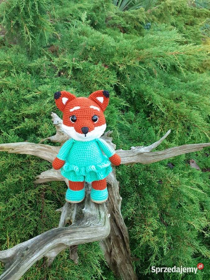 Lis na szydełku Maskotki Nakło nad Notecią