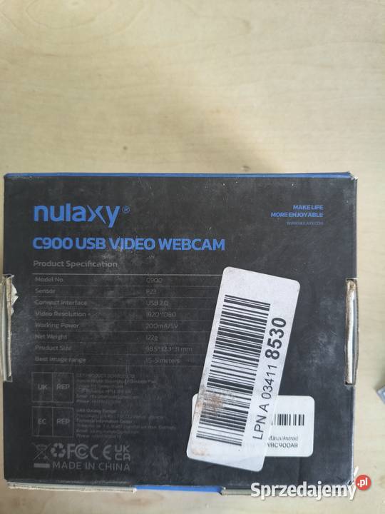 Kamera internetowa Nulaxy C900